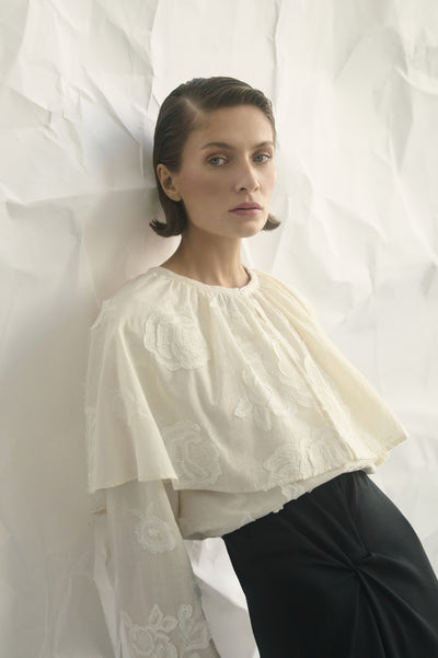 KBErmine Blouse Egret - 110103 - 10105884 Thumbnail