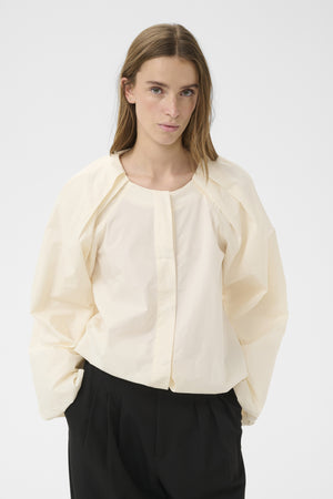 KBEnya Balloon Blouse Egret - 110103 - 10105891