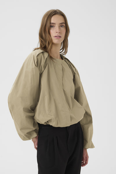 KBEnya Balloon Blouse Weathered Teak - 171112 - 10105891 Thumbnail