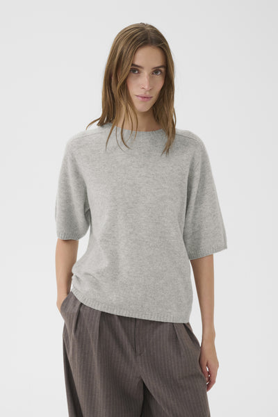 KBEtta ONeck Light Grey Melange - 109193 - 10105894 Thumbnail