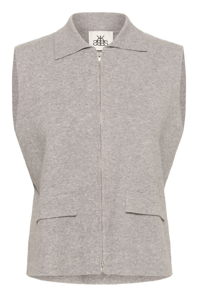 KBElvina Waistcoat Light Grey Melange - 109193 - 10105895 Thumbnail