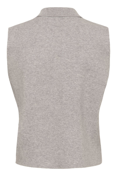 KBElvina Waistcoat Light Grey Melange - 109193 - 10105895 Thumbnail