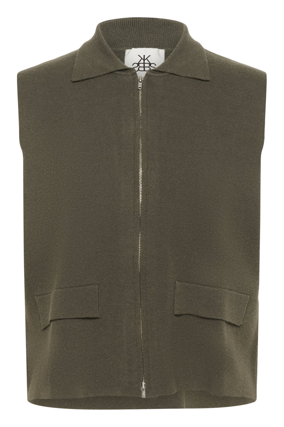 KBElvina Waistcoat Deep Lichen Green - 180312 - 10105895