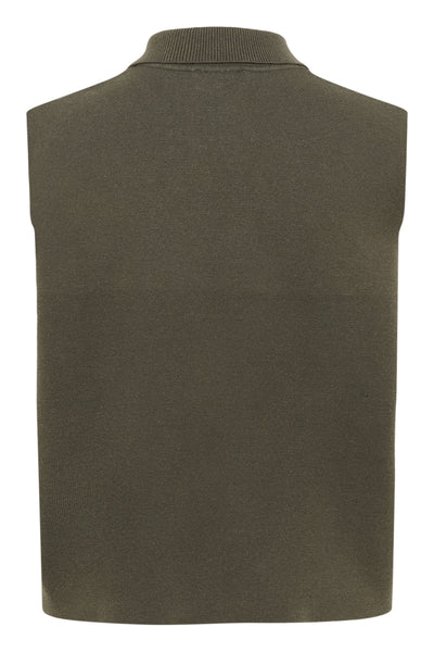 KBElvina Waistcoat Deep Lichen Green - 180312 - 10105895 Thumbnail