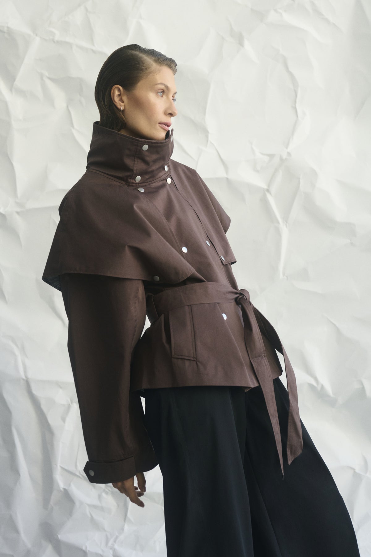 KBDana Short Trench Jacket Chocolate Martini - 191216 - 10105927