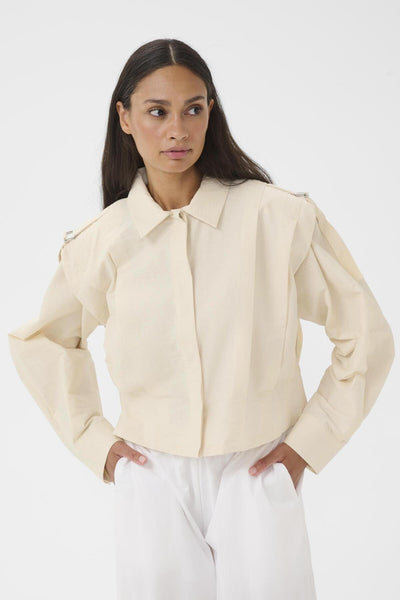 KBFalka Shirt Egret - 110103 - 10105928 Thumbnail