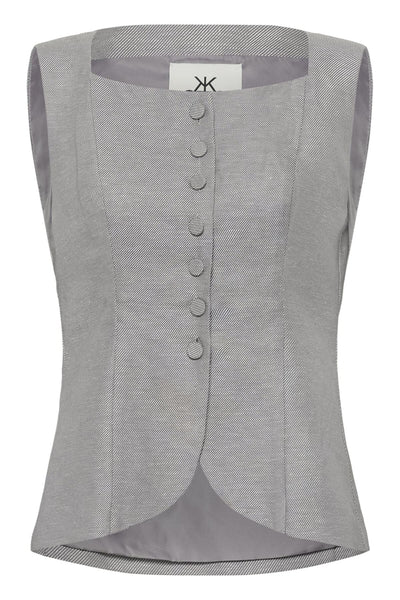 KBVia Waistcoat Thunderstorm Melange - 1852061 - 10105931 Thumbnail