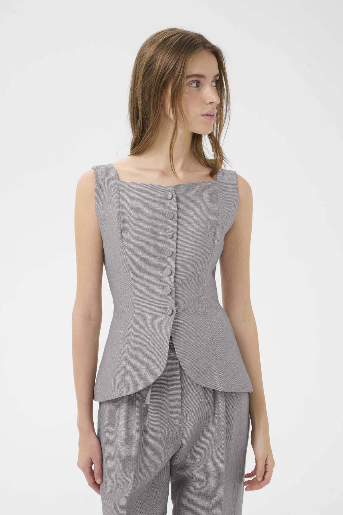 KBVia Waistcoat Thunderstorm Melange - 1852061 - 10105931