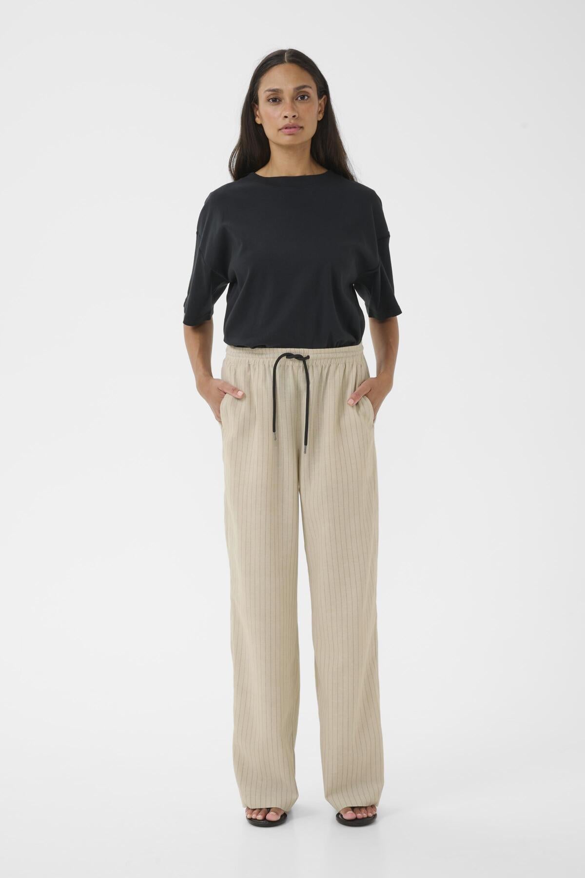KBFelia Pants Stone Stripe - 109385 - 10105936