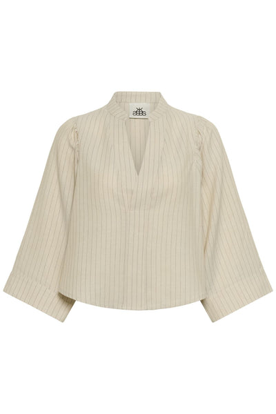 KBFelia Blouse Stone Stripe - 109385 - 10105938 Thumbnail