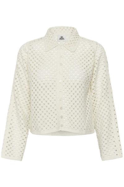 KBFilippa Cardigan Egret - 110103 - 10105952 Thumbnail