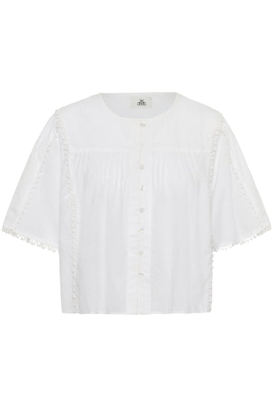 KBFry Blouse Bright White - 110601 - 10105953 Thumbnail