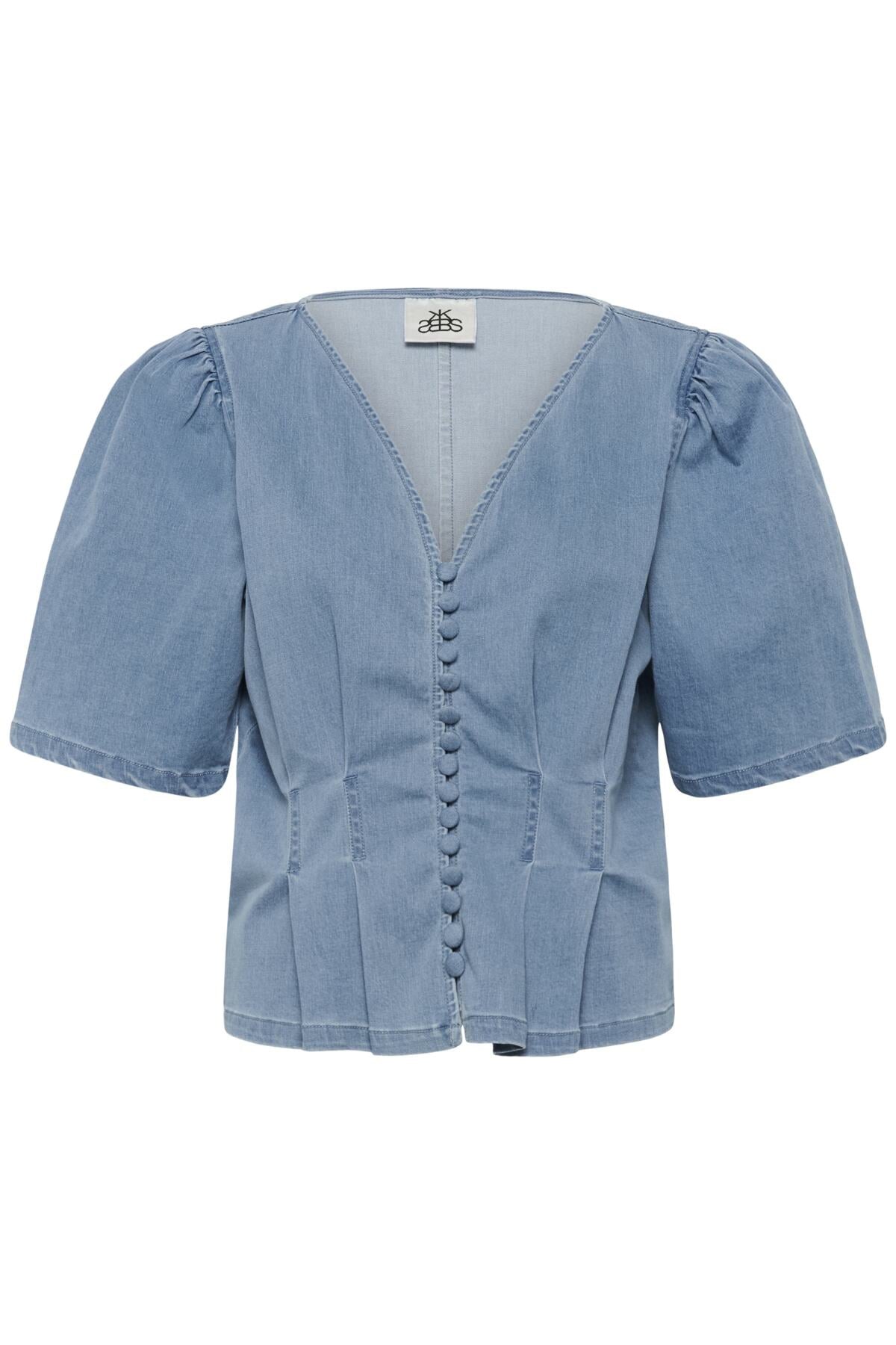 KBFrancie Blouse Light Blue Denim - 100129 - 10105957