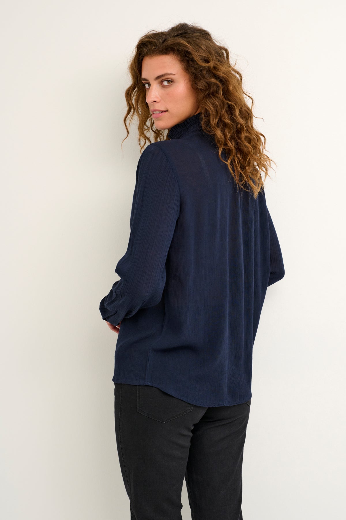 Trine Blouse Midnight Marine 10500950