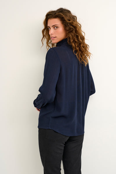 Trine Blouse Midnight Marine 10500950 Thumbnail