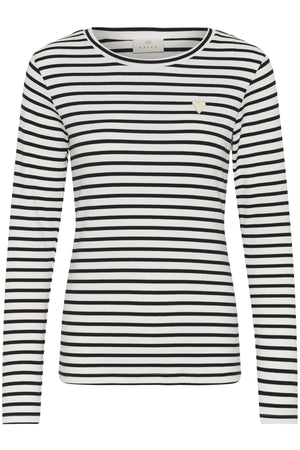 Liddy T-Shirt Chalk/Black-Feather Gray Heart - 10502821