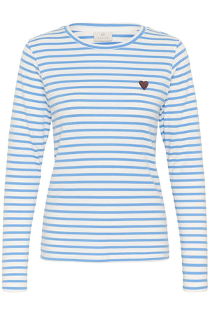 Liddy T-Shirt Chalk/Provance - Fudge Heart - - 10502821
