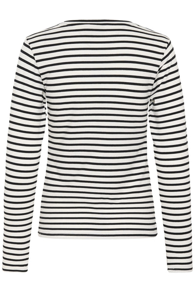 Liddy T-Shirt Chalk/Black - Carafe Heart - 1 - 10502821 Thumbnail