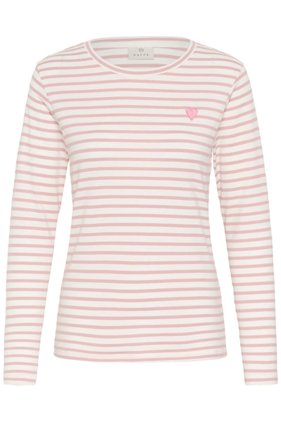 Liddy T-Shirt Chalk/Pale Mauve-Rose Heart - - 10502821 Thumbnail