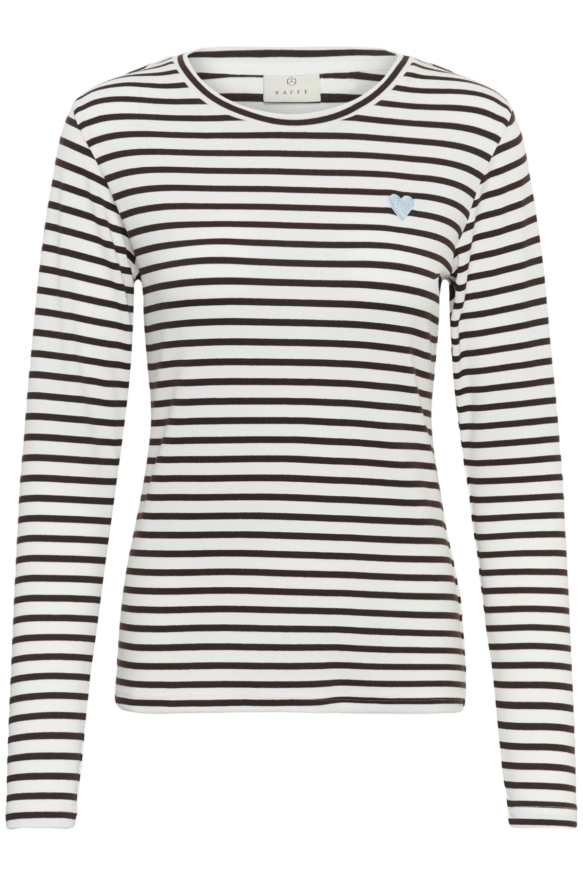 Liddy T-Shirt Chalk / Brown - Blue Heart - 1 - 10502821