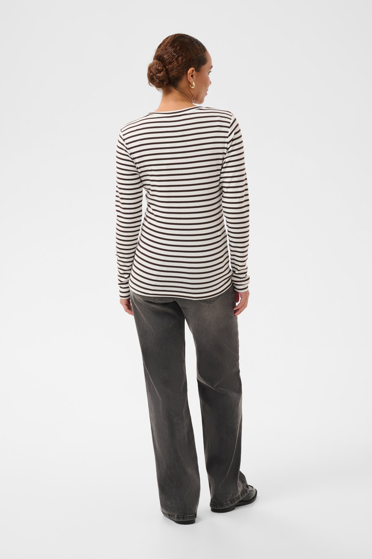 Liddy T-Shirt Chalk / Brown - Blue Heart - 1 - 10502821