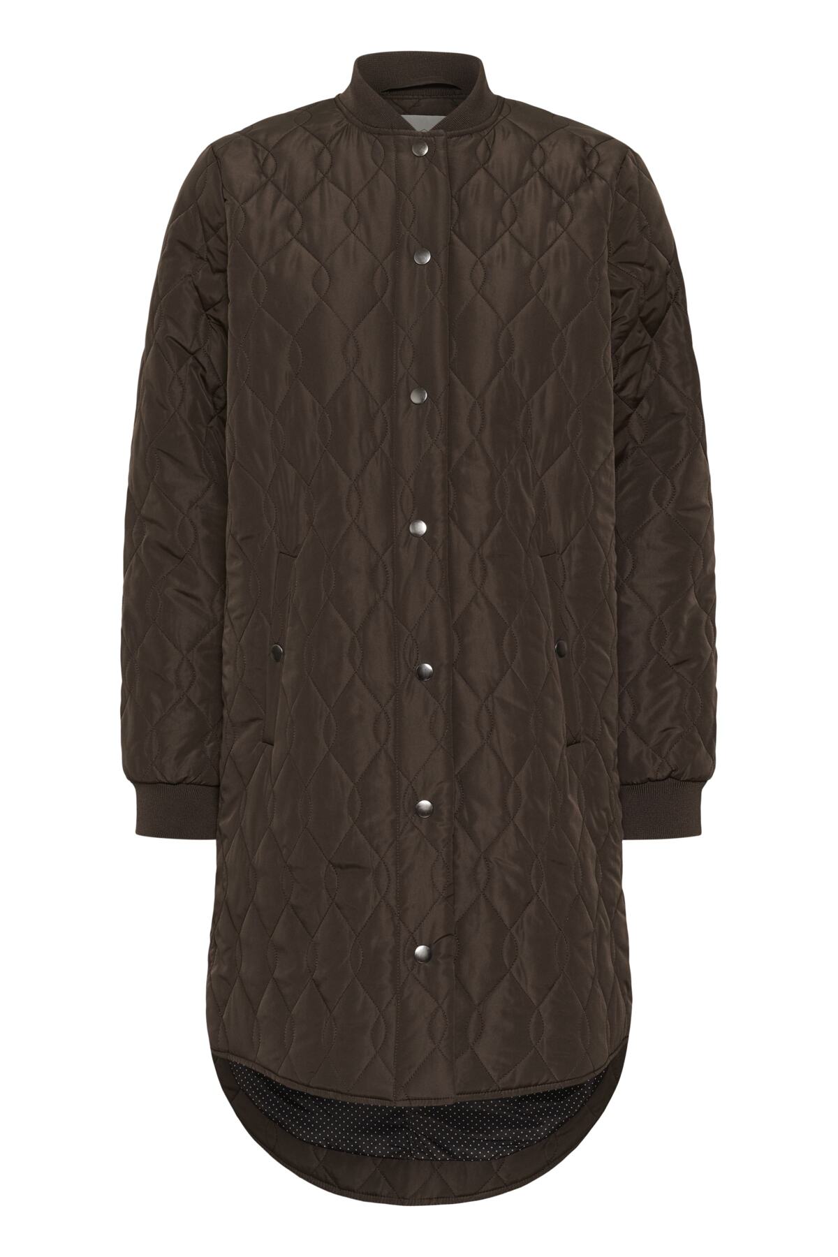 KAshally Quilted Coat Chocolate Brown - 190912 - 10504093