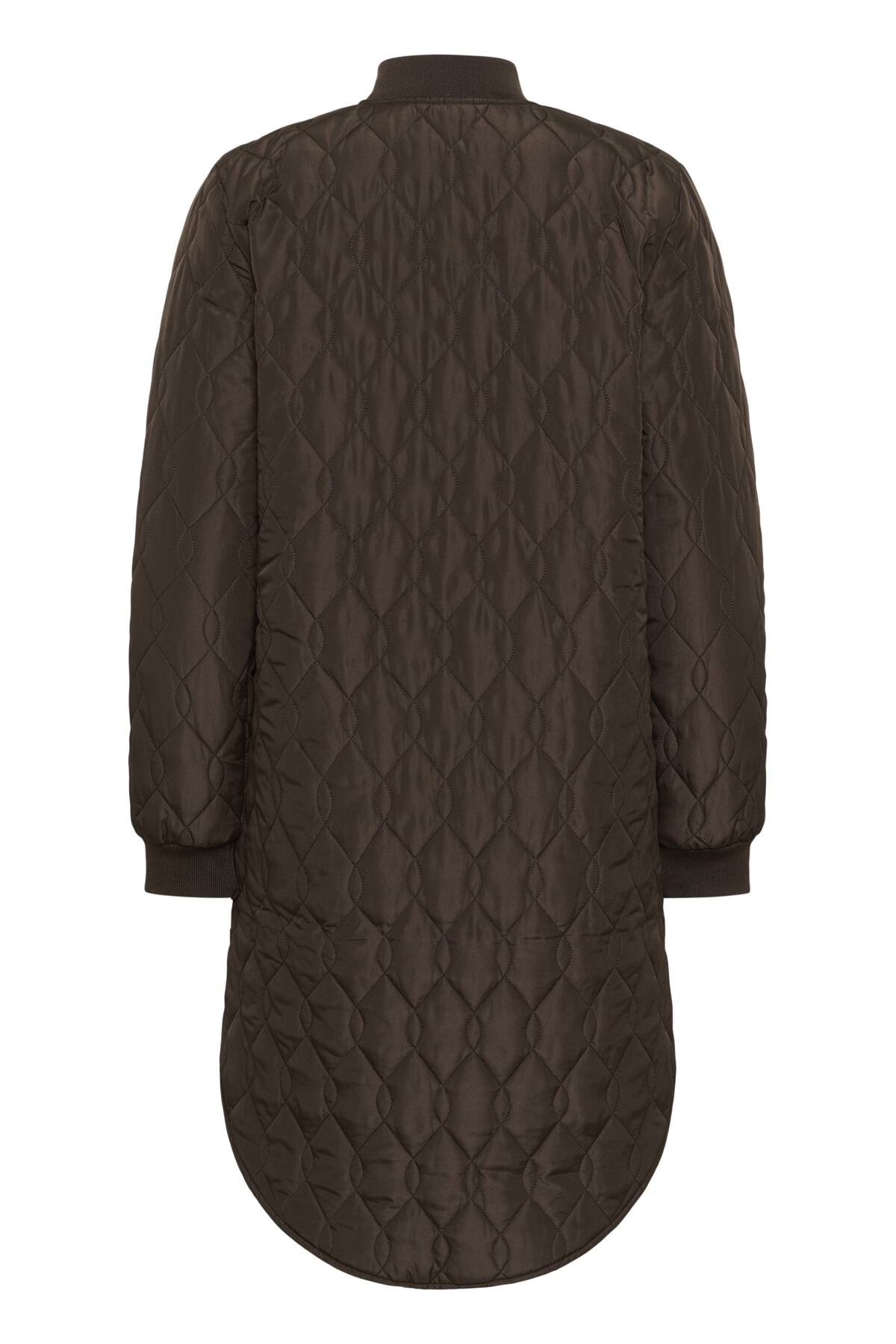 KAshally Quilted Coat Chocolate Brown - 190912 - 10504093