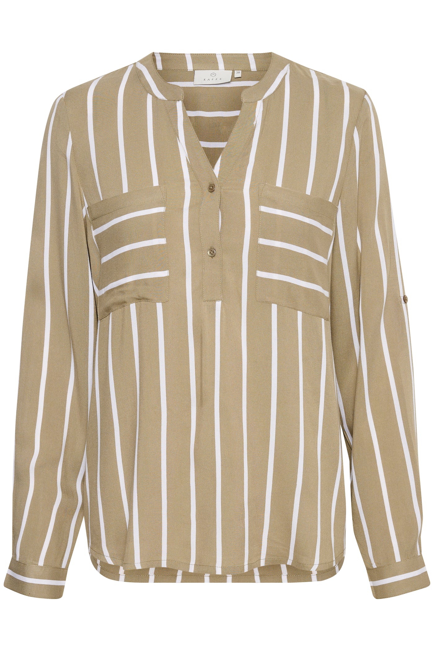 KAbabara Blouse Green Mermaid / Chalk Stripe - 10504603