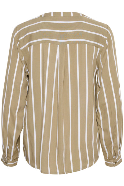 KAbabara Blouse Green Mermaid / Chalk Stripe - 10504603 Thumbnail
