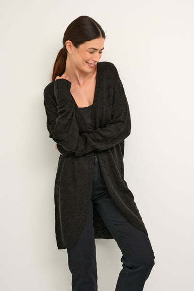 KAemria Knit Cardigan Black deep - 10506359 Thumbnail