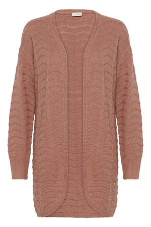 KAemria Knit Cardigan Light Mahogany - 10506359