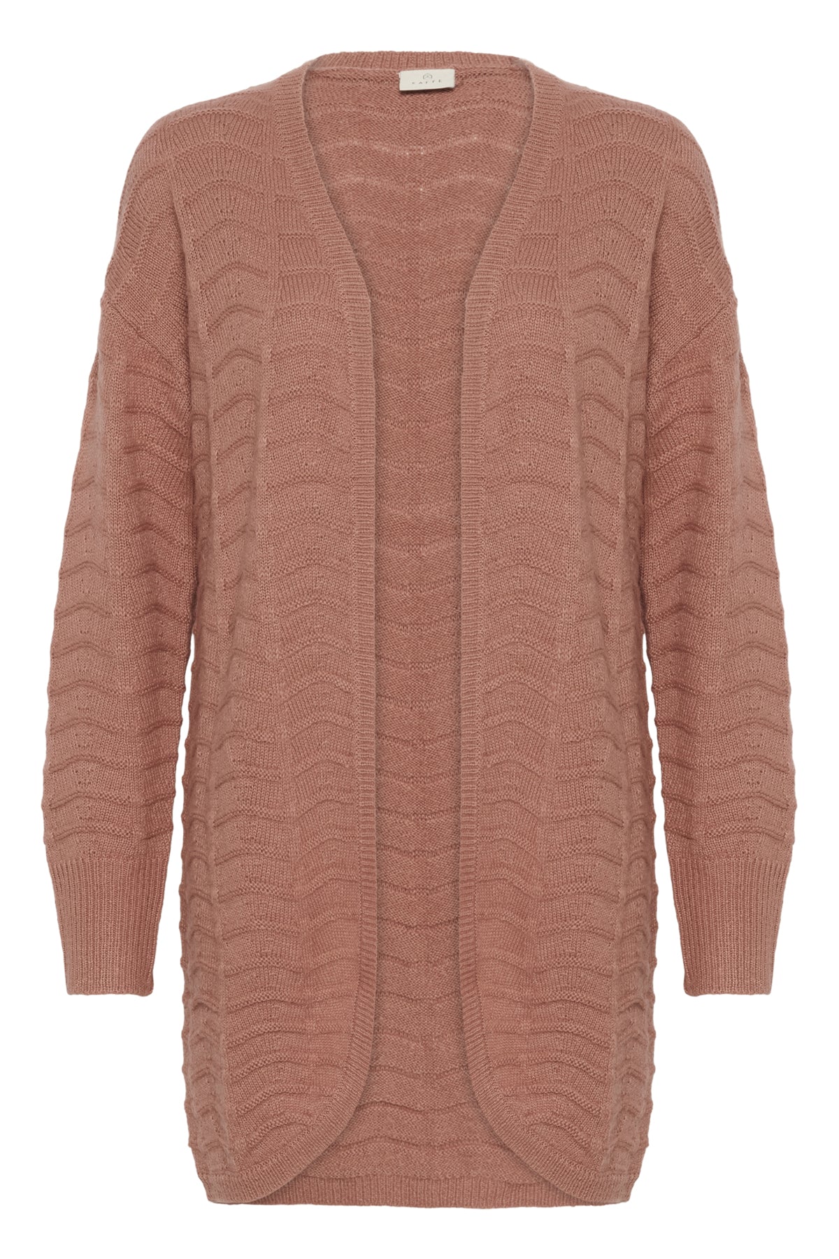 KAemria Knit Cardigan Light Mahogany - 10506359