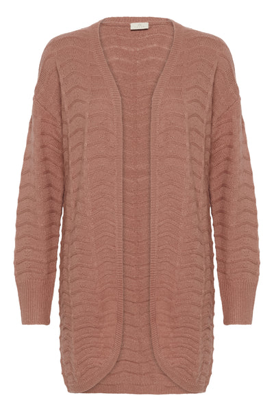 KAemria Knit Cardigan Light Mahogany - 10506359 Thumbnail