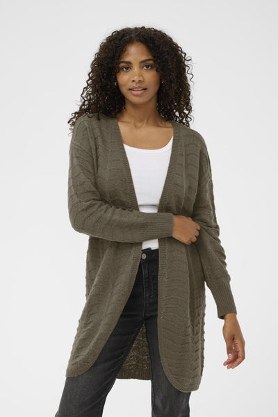 KAemria Knit Cardigan 10506359 Morel Thumbnail