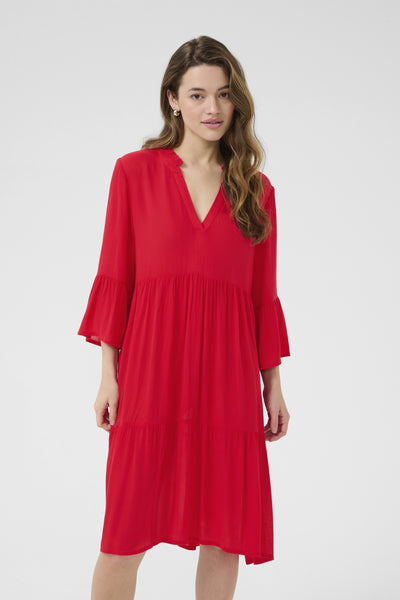 KAmarianah Amber Dress True Red - 10506685 Thumbnail
