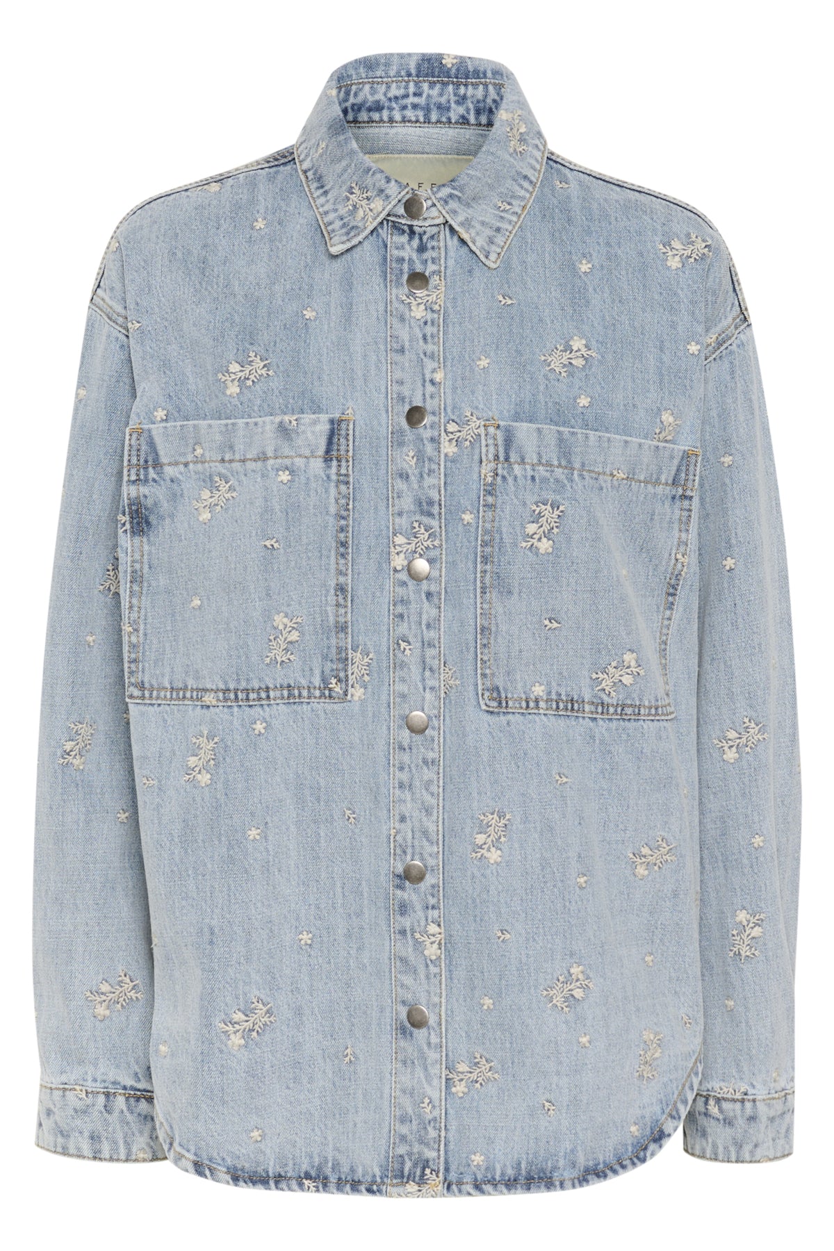 KAbabeth Denim Jacket Blue Denim/Feather Flower Emb. - 10507500