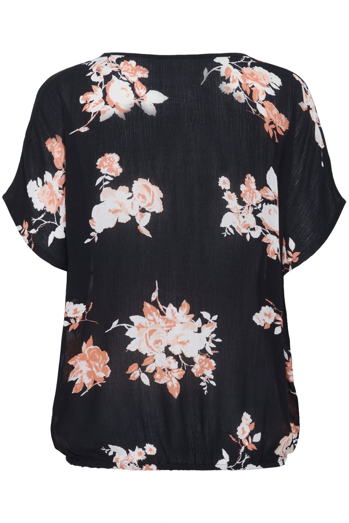 KAamber SL Printed Black / Peach Flower Print - 10508257