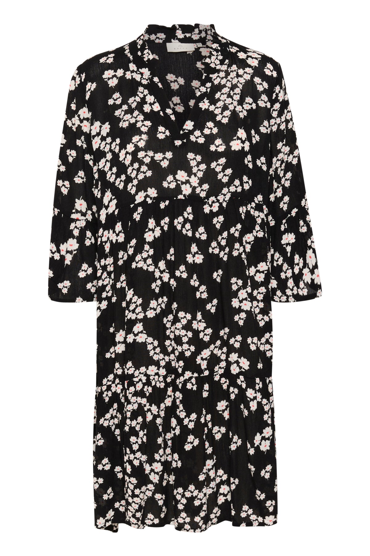 KAhera Amber Dress Printed Black/Chalk/Red Petit Fleur - 10508259