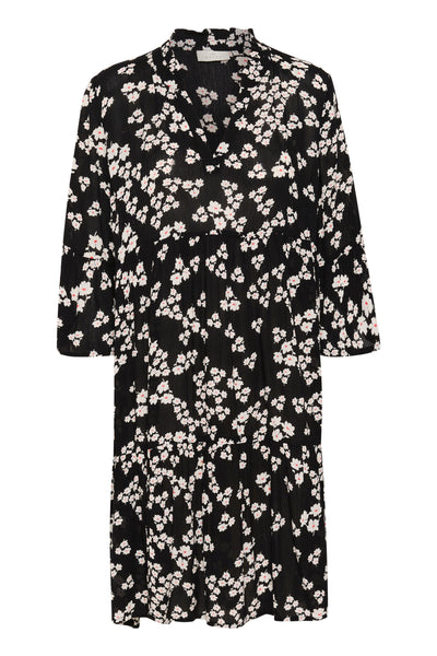 KAhera Amber Dress Printed Black/Chalk/Red Petit Fleur - 10508259 Thumbnail