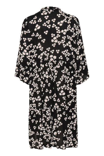 KAhera Amber Dress Printed Black/Chalk/Red Petit Fleur - 10508259 Thumbnail