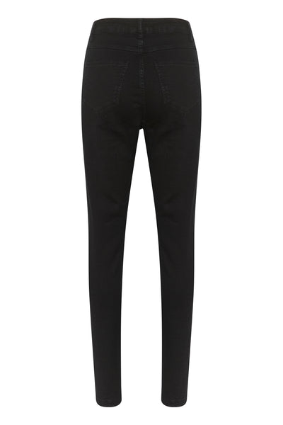 KAsimone Colour Jeans Washed Black Denim - 10508301 Thumbnail