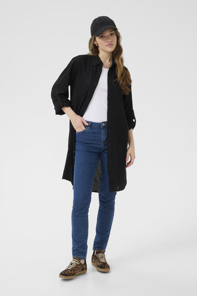 KAmilia Shirt Dress Black deep - 10508311 Thumbnail