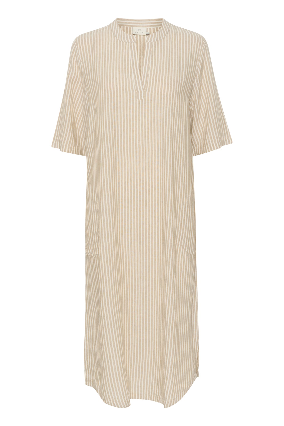 KAmilia Kaftan Dress Chalk / Chinchilla Stripe - 10508312