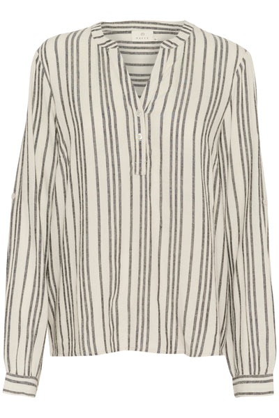 KAmilia Blouse Moonstruck / Black Stripe - 10508313 Thumbnail