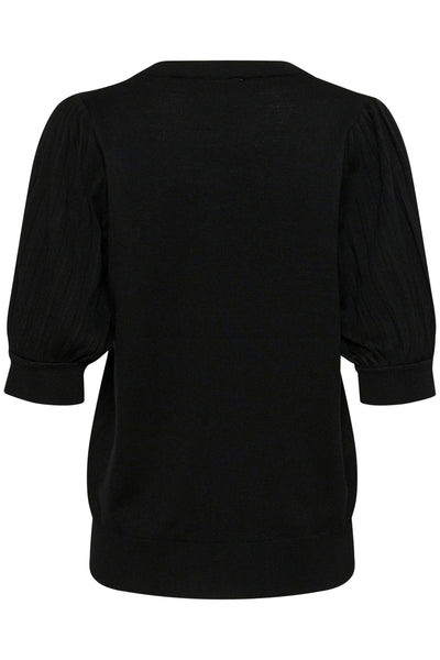 KAlone Knit Pullover 1/2 SL Black deep - 10508368 Thumbnail