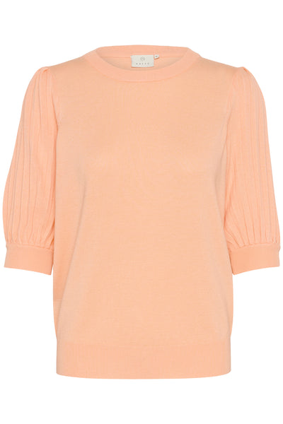 KAlone Knit Pullover 1/2 SL Peach Nectar Thumbnail