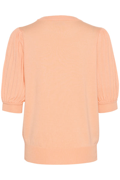 KAlone Knit Pullover 1/2 SL Peach Nectar Thumbnail
