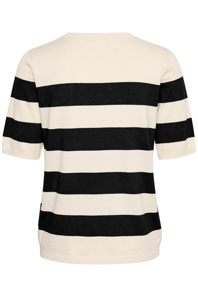 KAlizza Striped Knit Black/Turtledove Bold Stripe - 10508410 Thumbnail