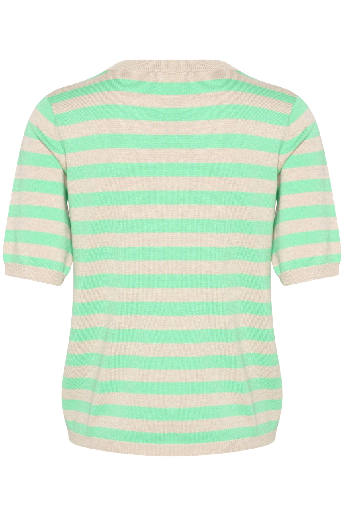 KAlizza Striped Knit Feather Gray Mel./Green