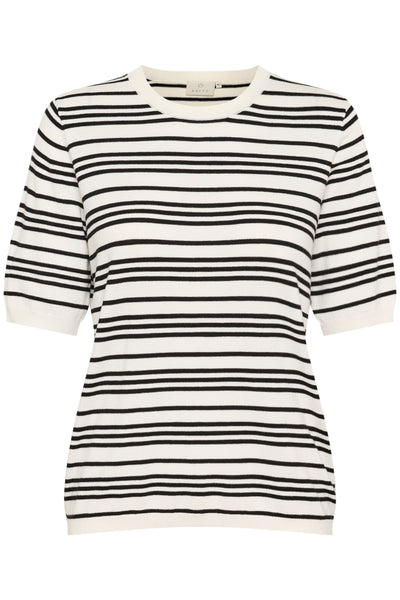 KAlizza Striped Knit Chalk/Black Stripe - 10508410 Thumbnail